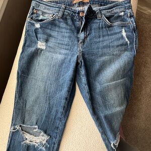 Joe’s Jeans collector’s Edition Ex-lover straight crop in Destroyed size W27